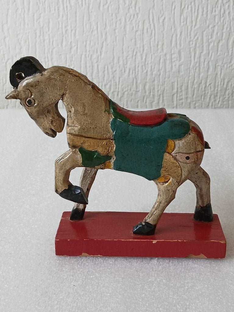 Vintage Houten Paardje, Ophalen of Verzenden