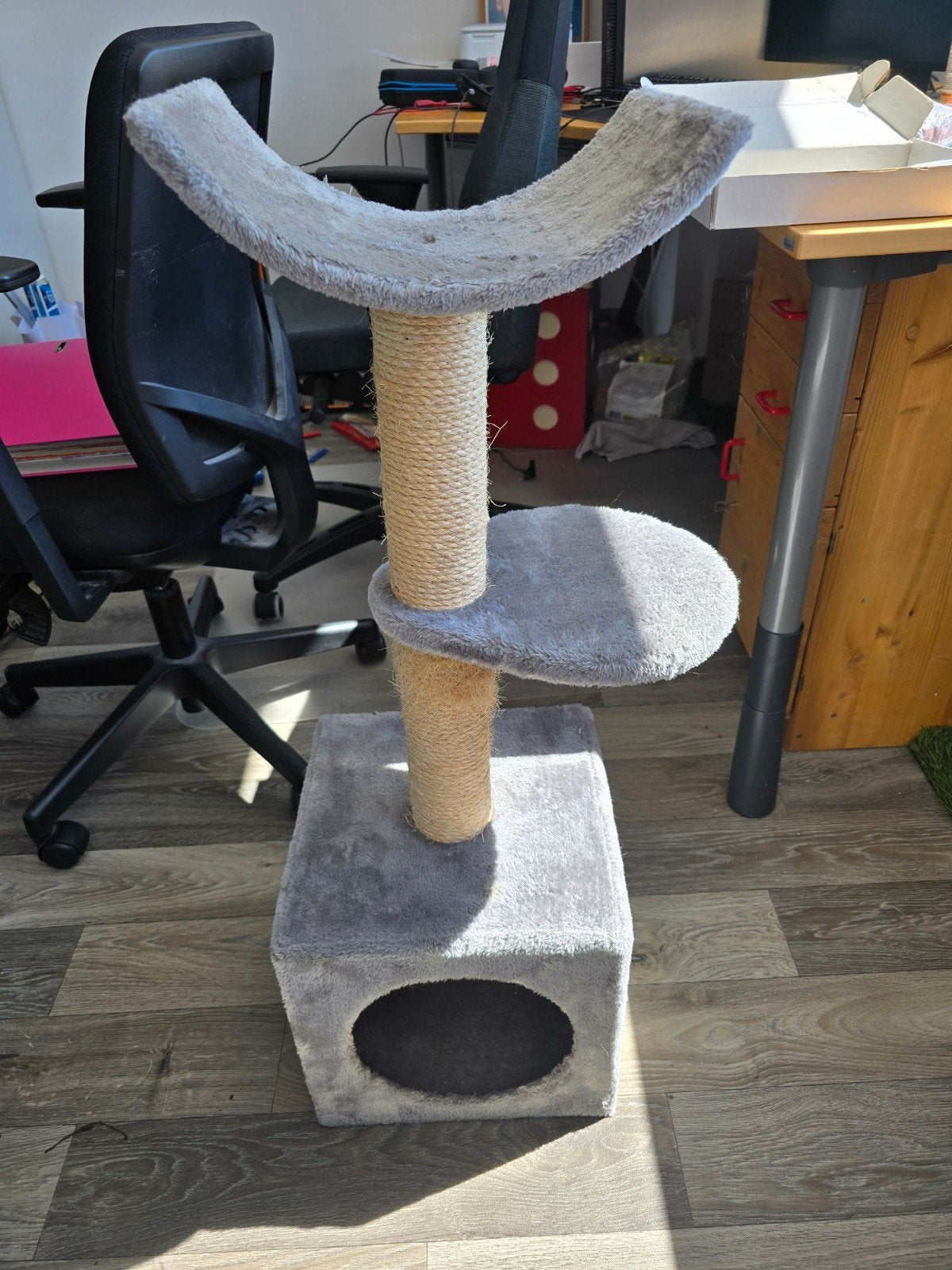 kattenkrabpaal ong. 85 cm hoog, Dieren en Toebehoren, Ophalen, Gebruikt, Krabpaal