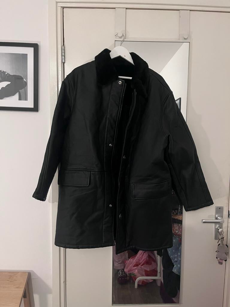 Vintage Vera Pelle Leren Jas L/XL, Ophalen of Verzenden, Gedragen, Zwart