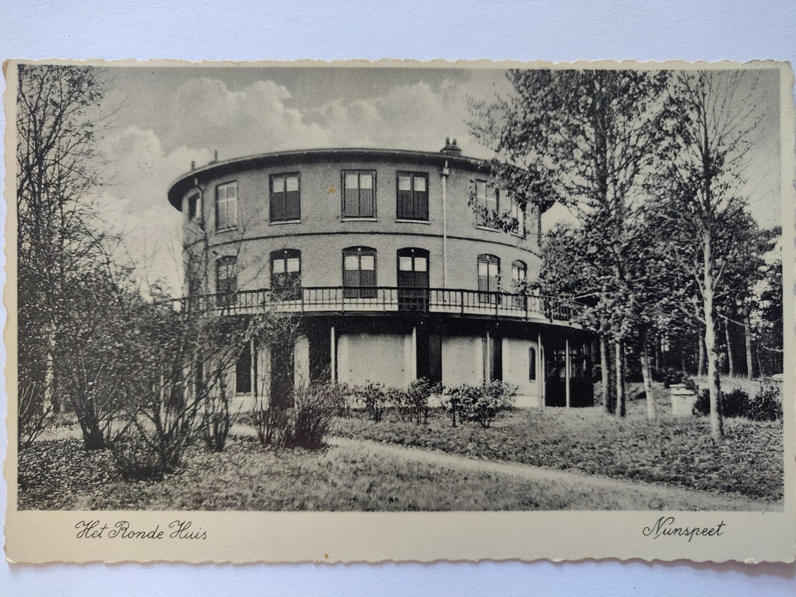 C198 Nunspeet 1934 Ronde Huis, Ophalen of Verzenden, 1920 tot 1940, Gelderland