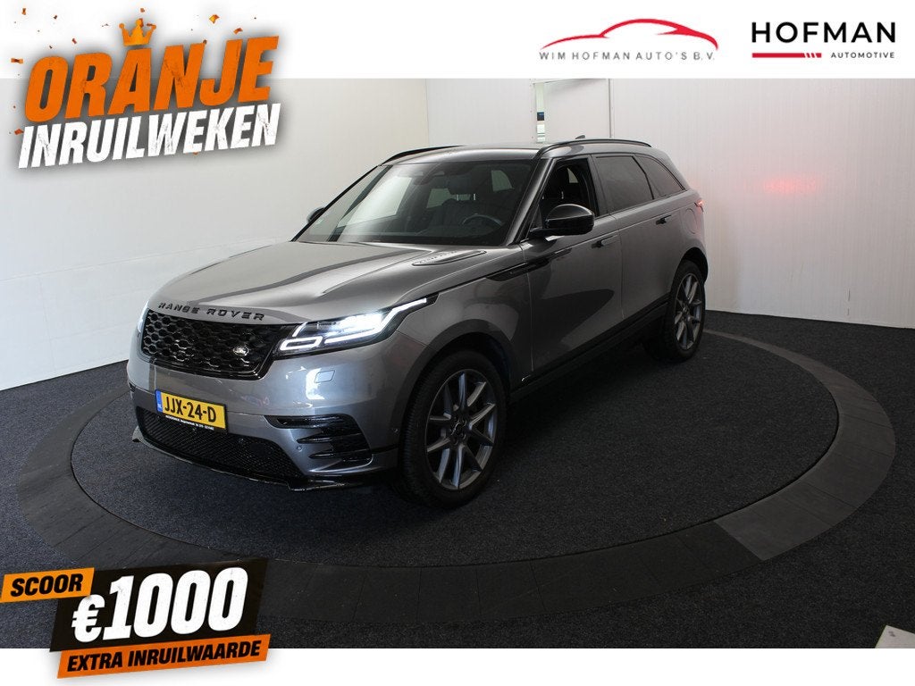 Land Rover Range Rover Velar 2.0 P400e R-Dynamic Black Pack, Auto's, Land Rover, Bedrijf, Te koop, 360° camera, 4x4, ABS, Achteruitrijcamera