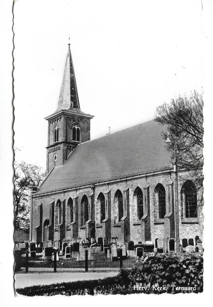 T28 Ternaard  Herv Kerk, Verzenden, 1960 tot 1980, Gelopen, Friesland