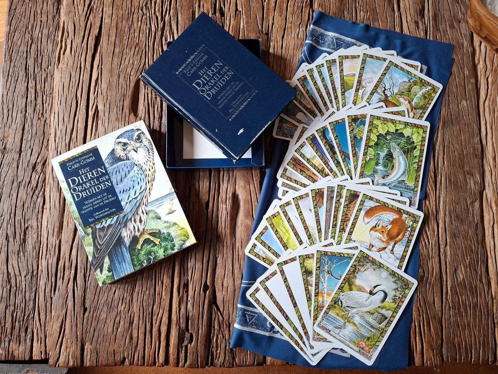 Het Dieren Orakel der Druïden - Philip & Stephanie Carr-Gomm, Boeken, Tarot of Kaarten leggen, Overige typen, Ophalen of Verzenden