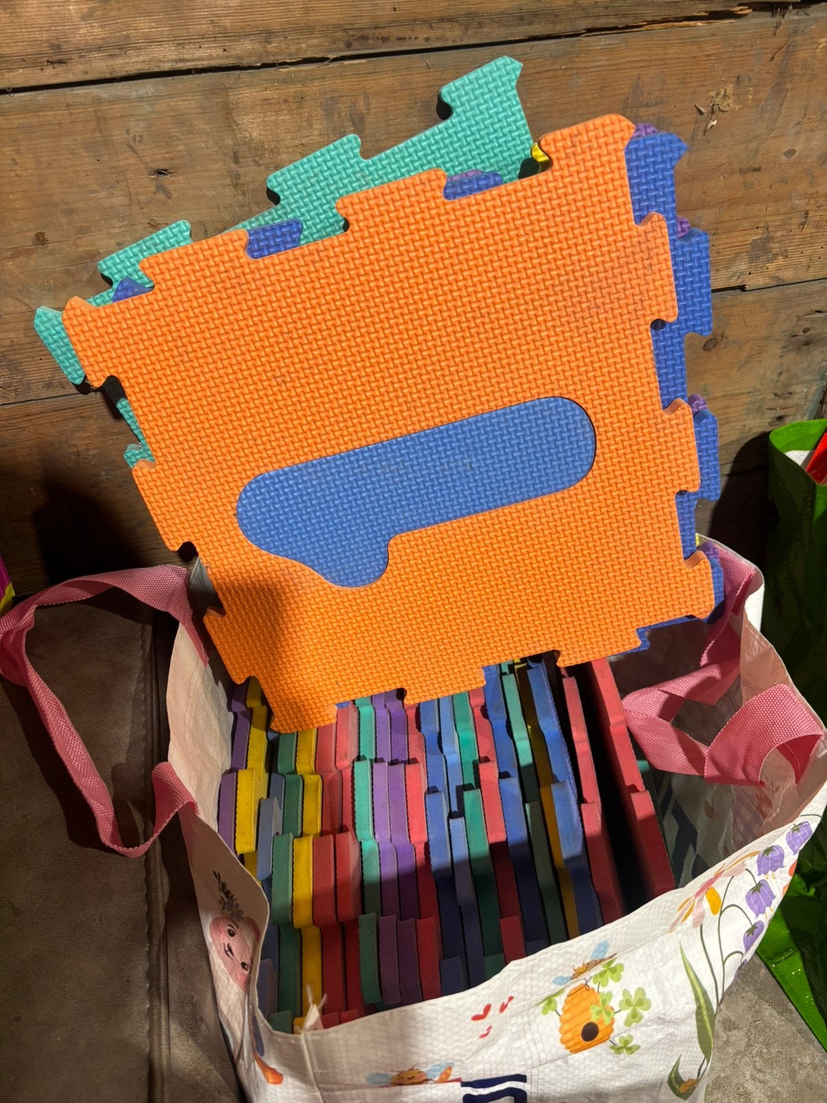 Speel/puzzeltegels, Ophalen, Gebruikt