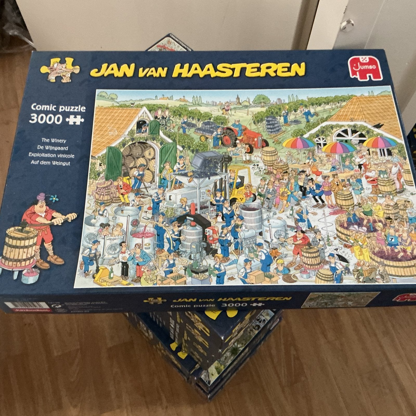 Jan van Haasteren Comic Puzzel - De Wijngaard 3000 stukjes, Hobby en Vrije tijd, Denksport en Puzzels, Ophalen of Verzenden, Meer dan 1500 stukjes