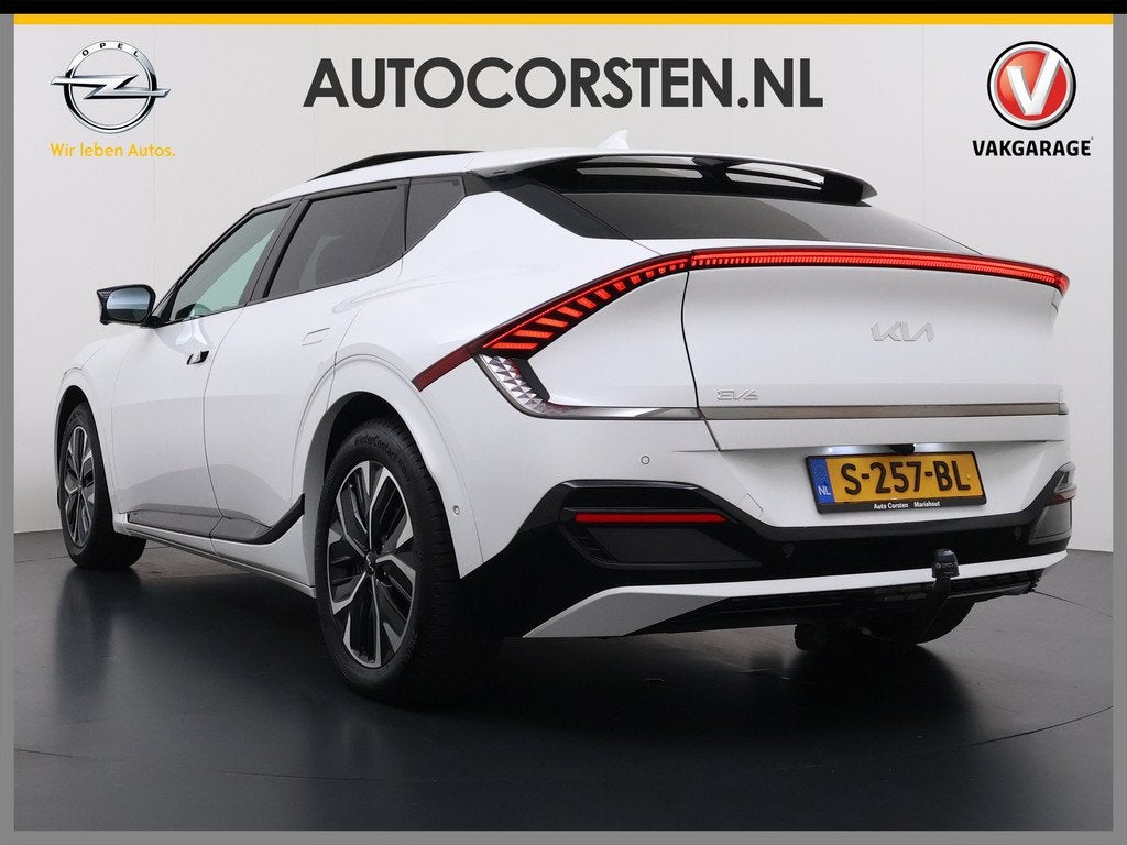 Kia Ev6 GT-Line 77.4kWh Warmtepomp Trekhaak Panoramadak Head, Auto's, Kia, Automaat, 228 pk, Gebruikt, Zwart