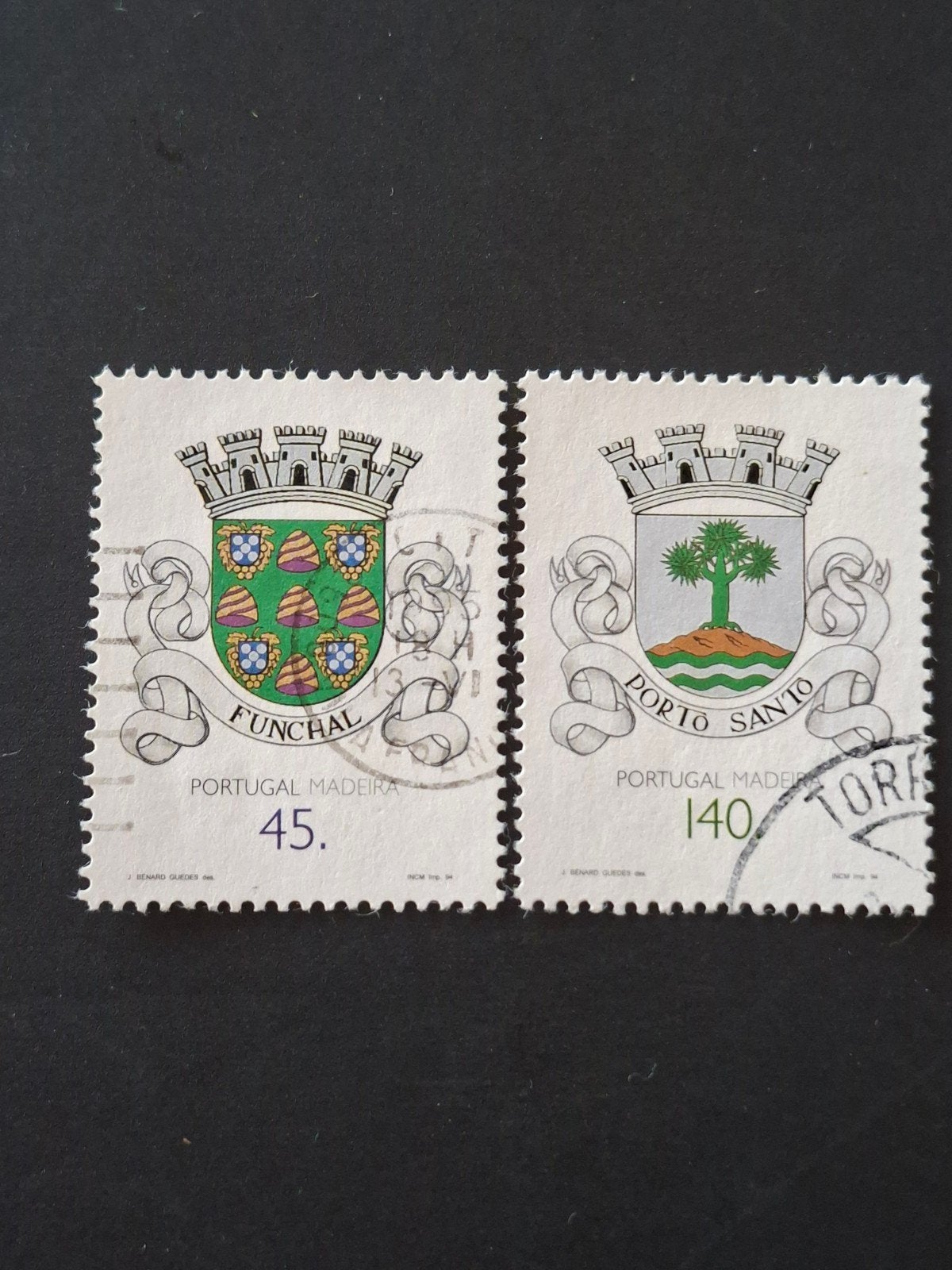 Portugal Madeira Mi 176-177, Verzenden, Portugal, Gestempeld