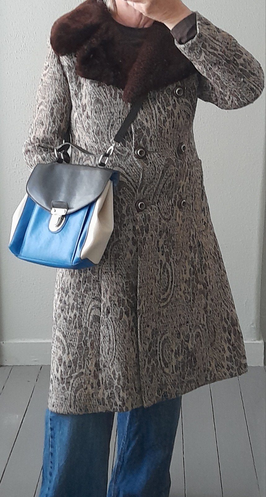 Vintage Winterjas Retro Kleding maat 38, Kleding | Dames, Petite Mademoiselle, Ophalen of Verzenden, Zo goed als nieuw, Maat 38/40 (M)