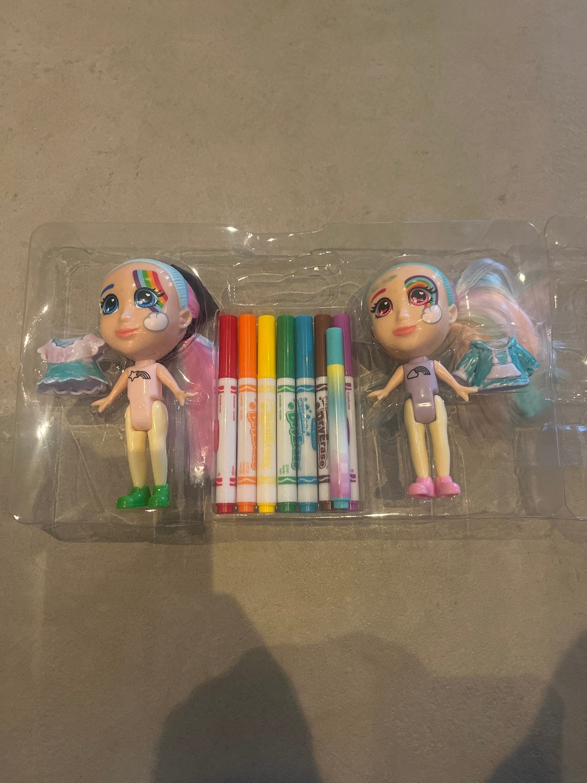 Crayola Colour 'n' Style Friends Poppen Set, Ophalen of Verzenden, Nieuw, Overige typen