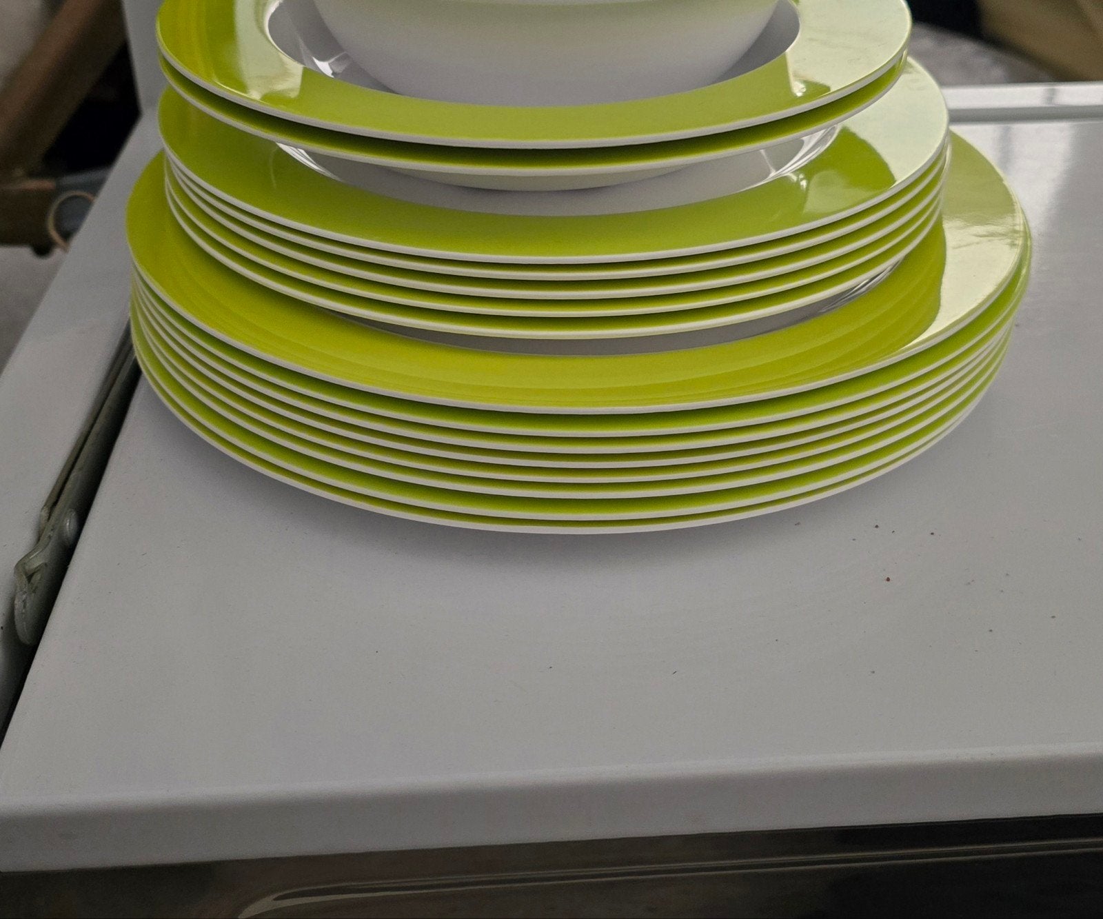Mepal camping servies - compleet set voor 4 personen, Ophalen, Kunststof, Mepal, Zo goed als nieuw