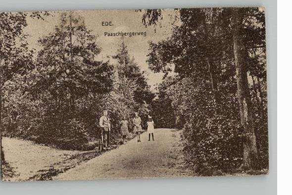 Ede Paaschbergerweg st 1930, Ophalen of Verzenden, 1920 tot 1940, Gelopen, Gelderland