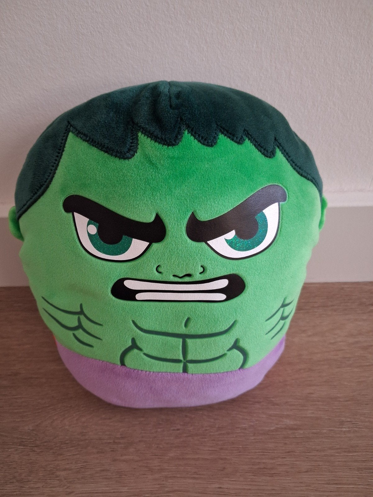 Knuffel TY Hulk Marvel 20 cm groen paars L539, Ophalen of Verzenden, Zo goed als nieuw, Overige typen