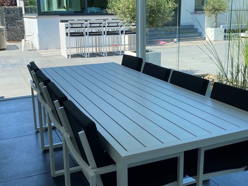 luxe aluminium tuintafels nu met 50% korting, Verzenden, Nieuw, Rechthoekig, Aluminium