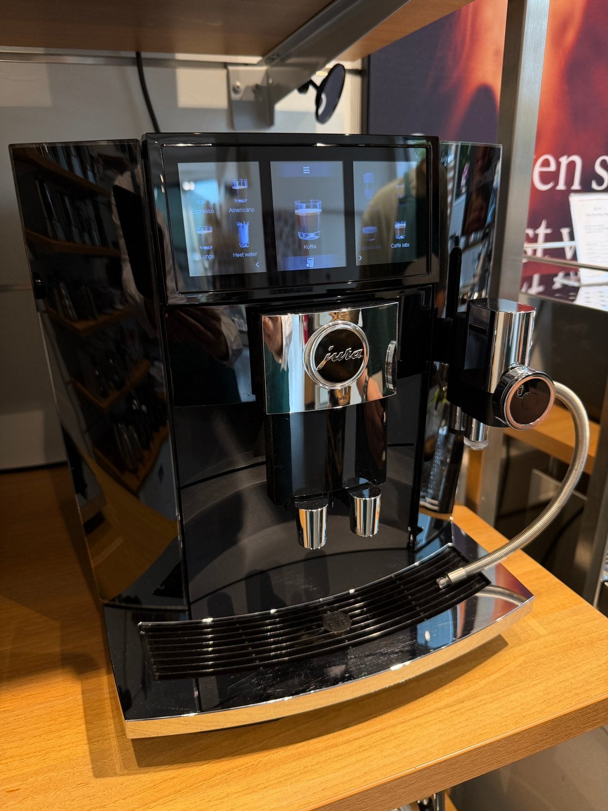 Jura J8 Twin, 10 kopjes of meer, Koffiemachine, Ophalen of Verzenden, Zo goed als nieuw