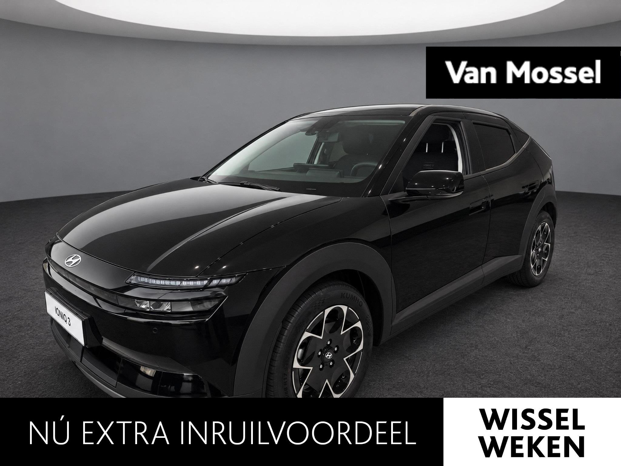 Hyundai IONIQ 3 Vision 61 kWh | 497 actieradius| Warmtepomp, Auto's, Zwart, Met garantie (alle), Zwart, IONIQ