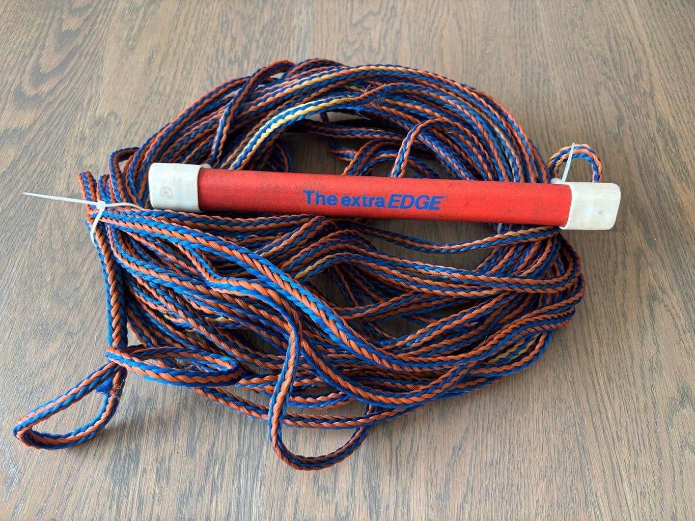 Nylon sleeplijn voor watersport - 7mm, 22m lang, Watersport en Boten, Ophalen of Verzenden, Gebruikt, Overige typen, Met skitouw