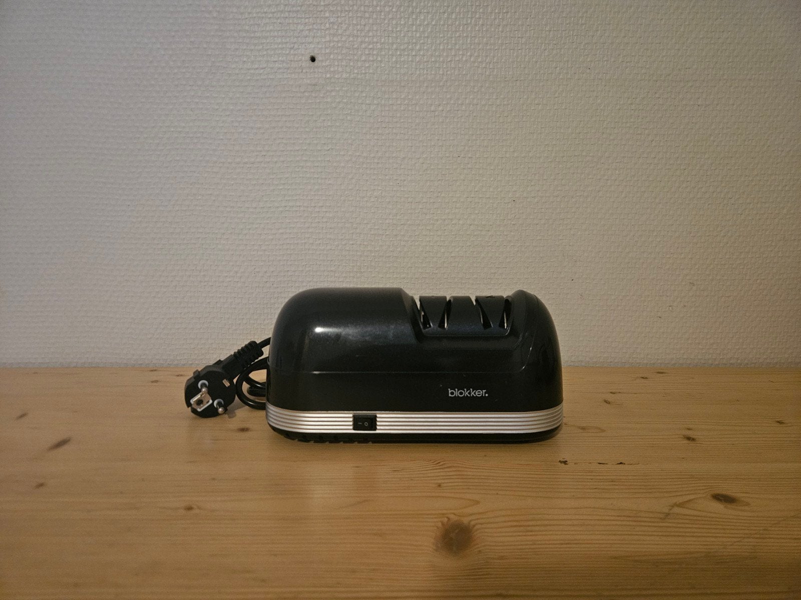 Blokker elektrische messenslijper - Zo goed als nieuw, Ophalen of Verzenden, Zo goed als nieuw