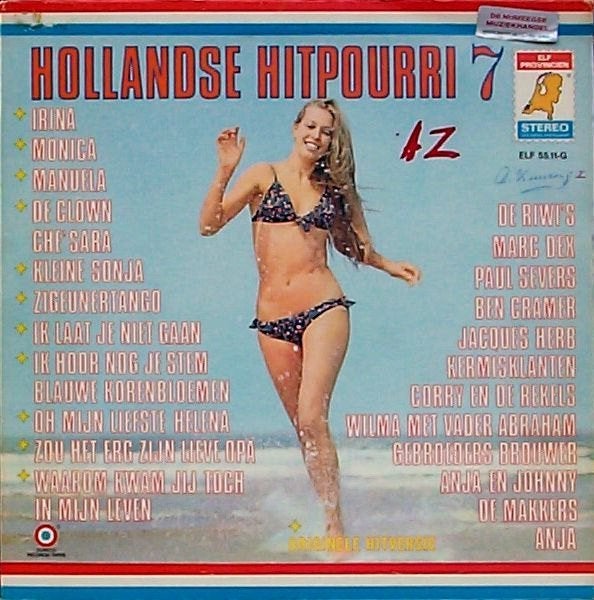 Hollandse Hitpourri 7 @1971, Cd's en Dvd's, Vinyl | Nederlandstalig, LP, Gebruikt, Ophalen of Verzenden, Levenslied of Smartlap