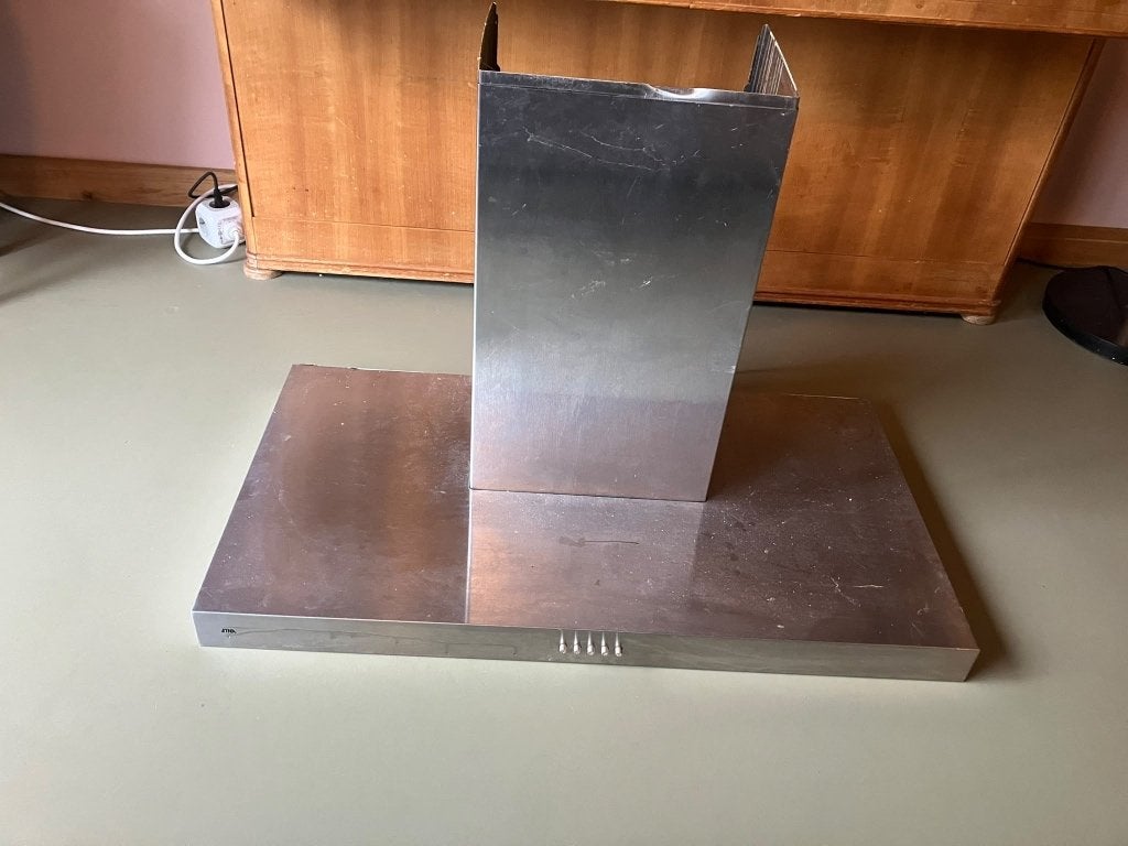 afzuigkap Etna 90cm, Ophalen, Gebruikt, Wandschouwkap, Motor