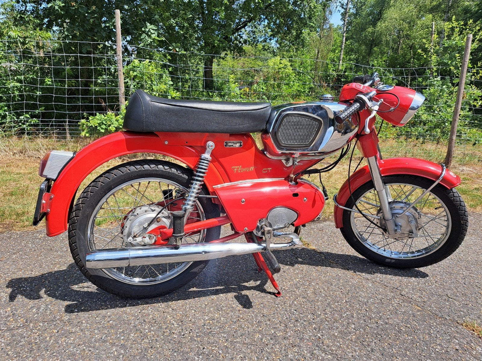 Kreidler Florett chrome buffeltank 1971 brommer, Fietsen en Brommers, Brommers | Kreidler, Ophalen, Gebruikt