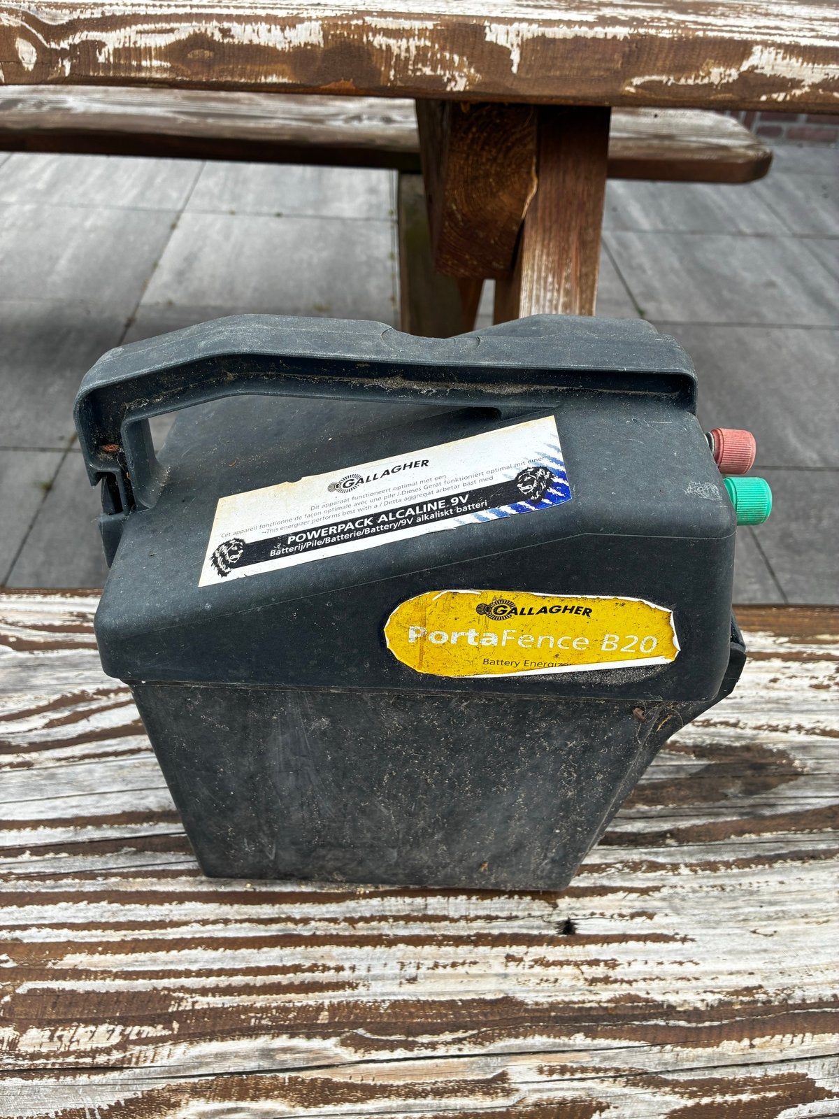 Gallagher PortaFence B20 schrikdraadapparaat met accu