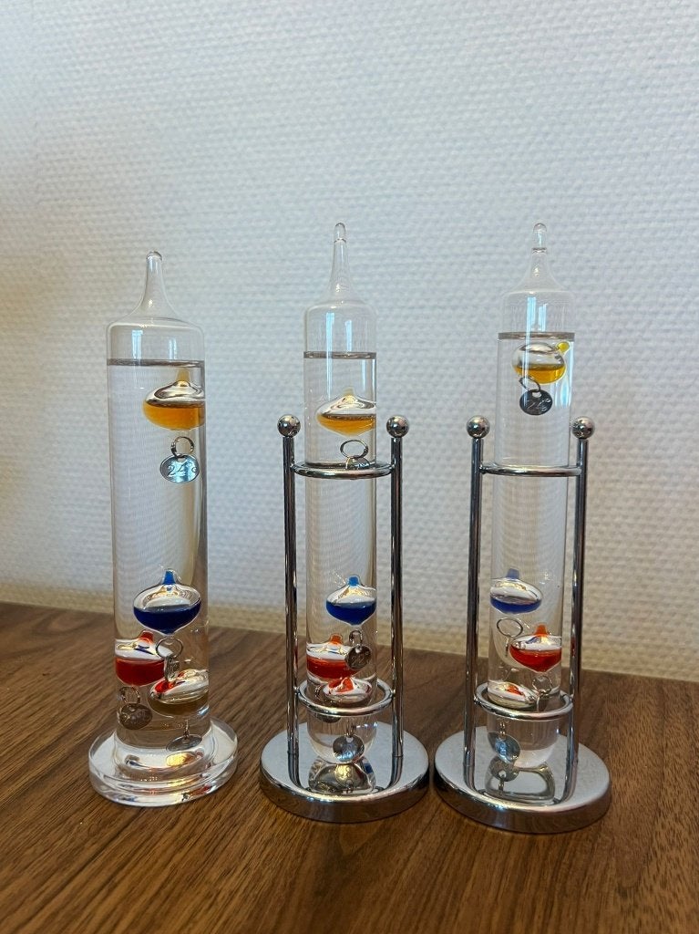 Galileo thermometer glas – decoratieve thermometer – NIEUW, Huis en Inrichting, Decoratieve thermometer, Ophalen of Verzenden