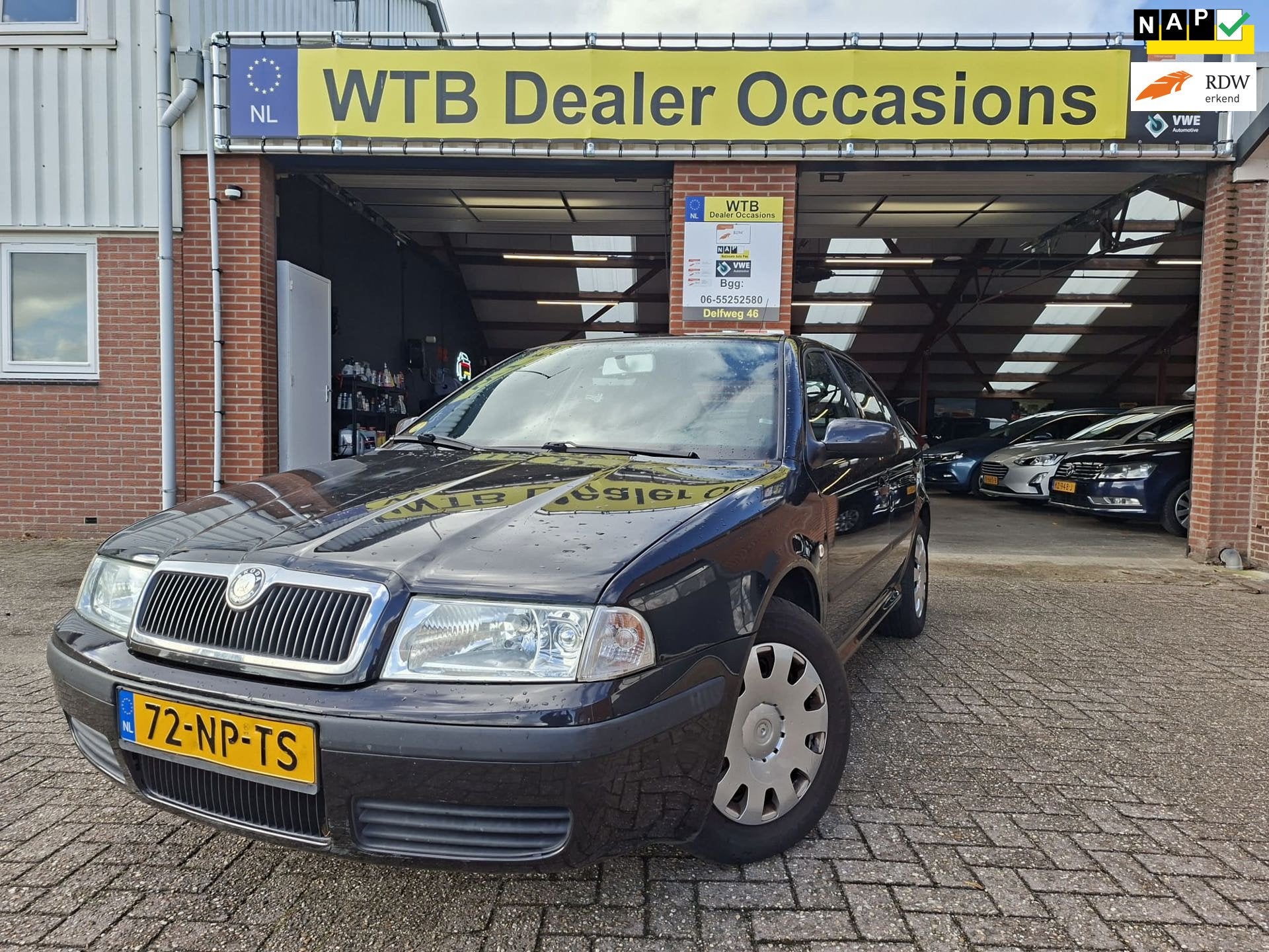 Skoda Octavia 1.6 Drive, Trekhaak, Airco,, Voorwielaandrijving, Dealer onderhouden, Stof, Gebruikt