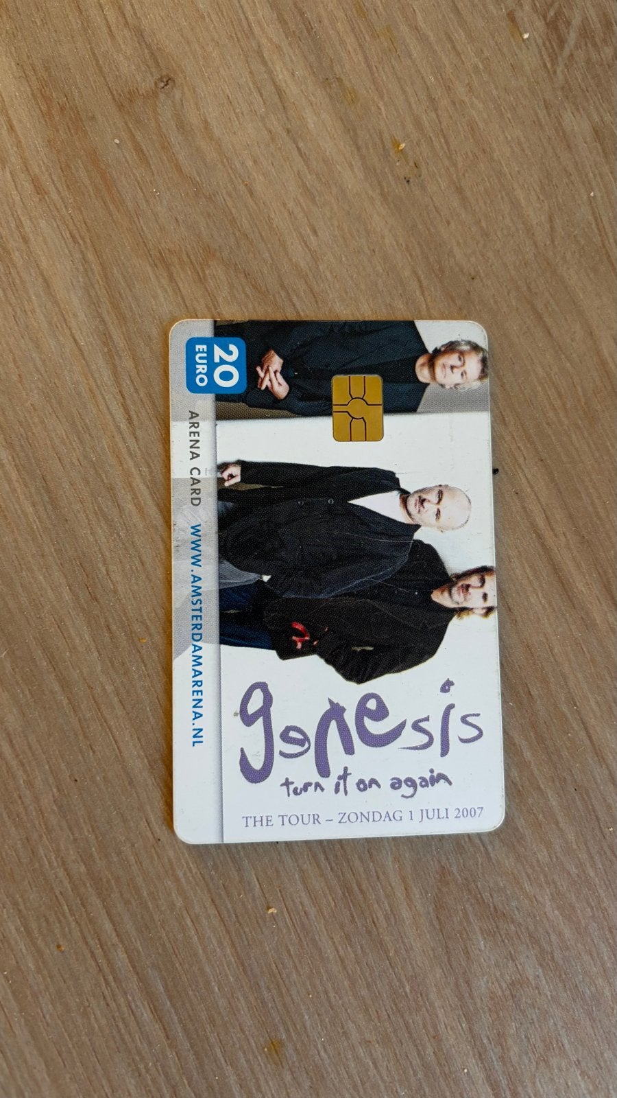 Genesis 2007 arena card, Tickets en Kaartjes, Eén persoon