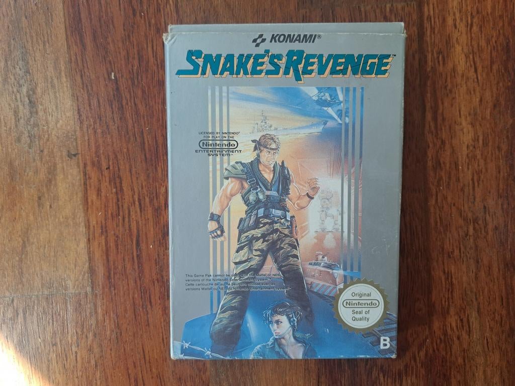NES Snake's Revenge - Klassiek Actie-Avontuur Spel, Spelcomputers en Games, Games | Nintendo NES, Avontuur en Actie, 1 speler