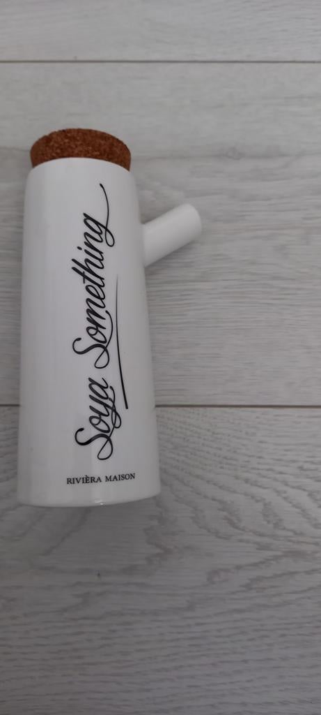 Riviera Maison Soya Something fles met kurk, Ophalen of Verzenden