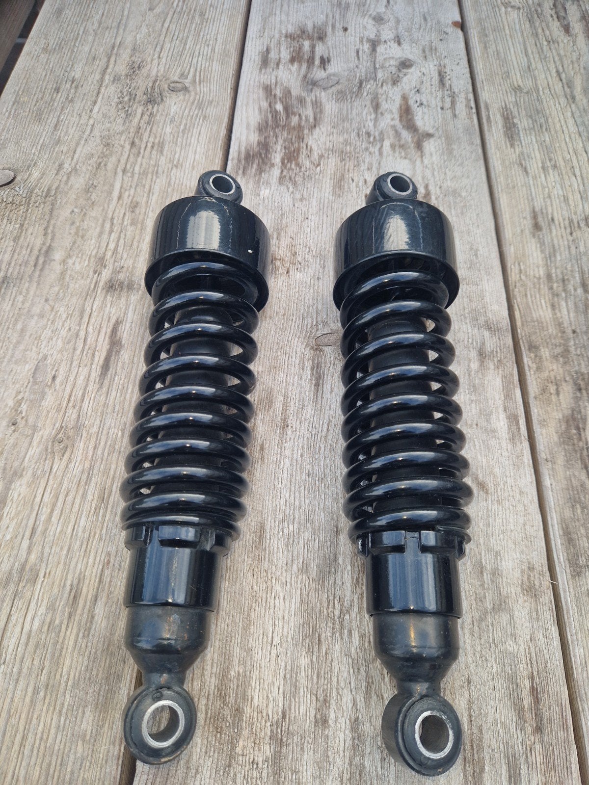 Dyna Hagon schokbrekers 11 inch progressieve verlagingsveren, Motoren, Onderdelen | Harley-Davidson, Ophalen of Verzenden, Gebruikt