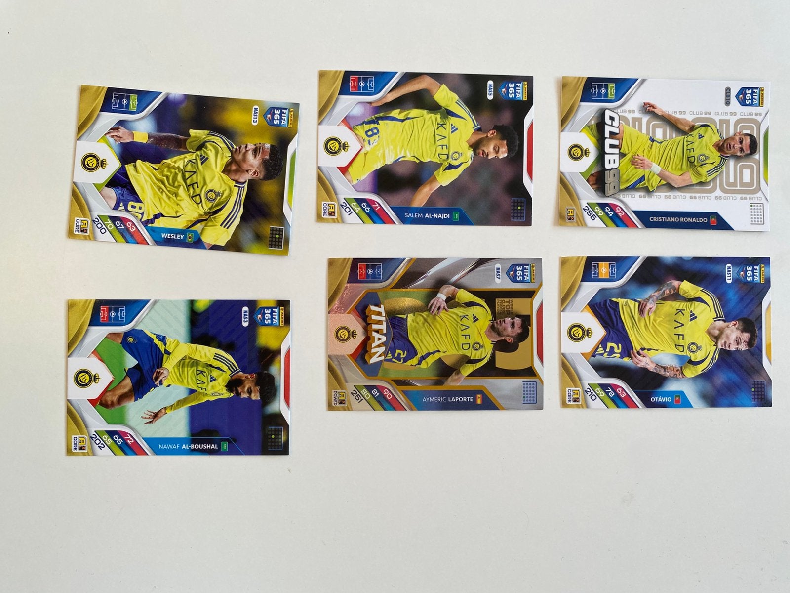 Al nassr voetbalkaartjes, Hobby en Vrije tijd, Stickers en Plaatjes, Ophalen of Verzenden, Zo goed als nieuw, Plaatje