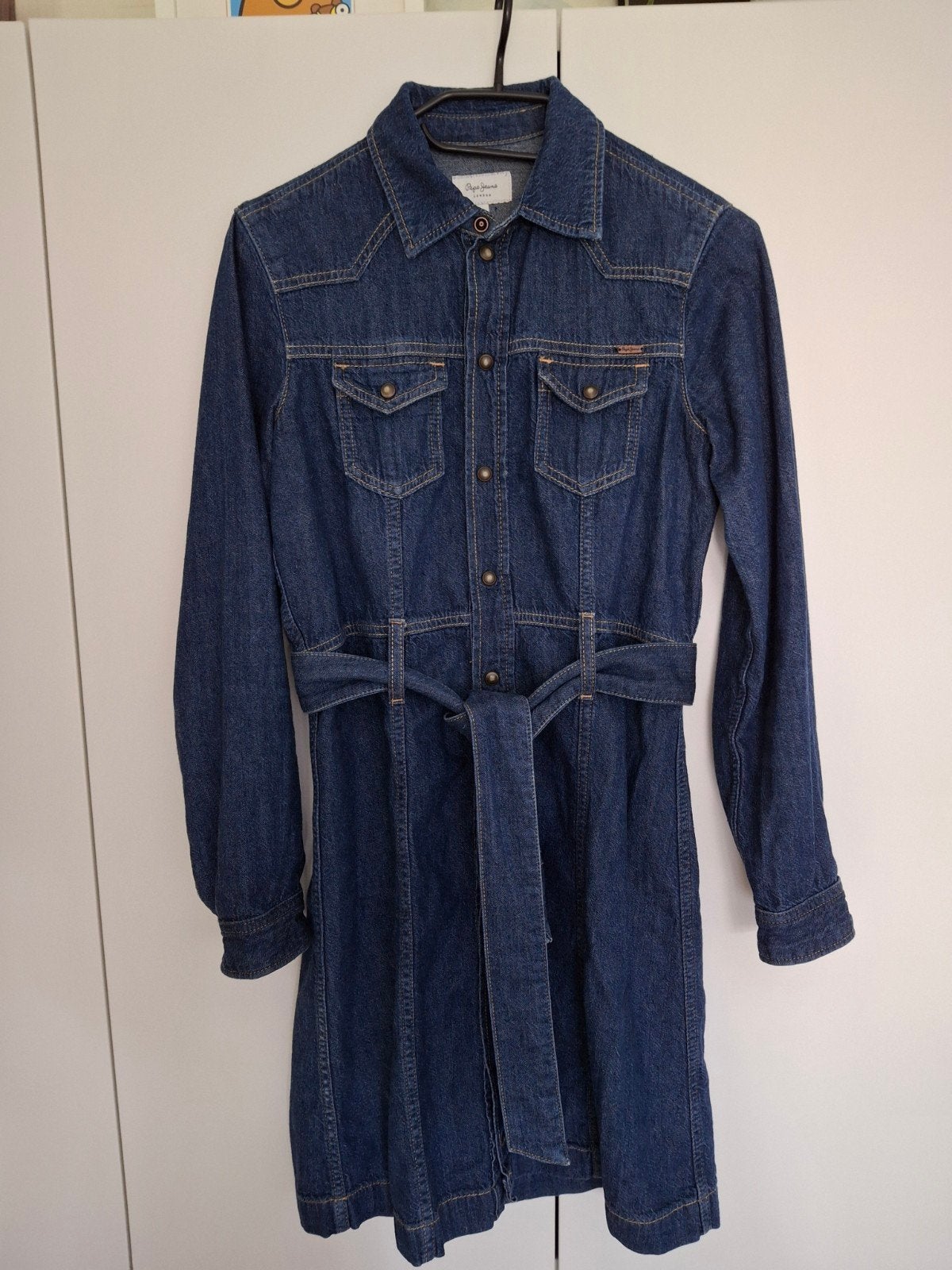 Pepe Jeans spijkerjurk NIEUW, Blauw, Nieuw, Ophalen of Verzenden, Knielengte