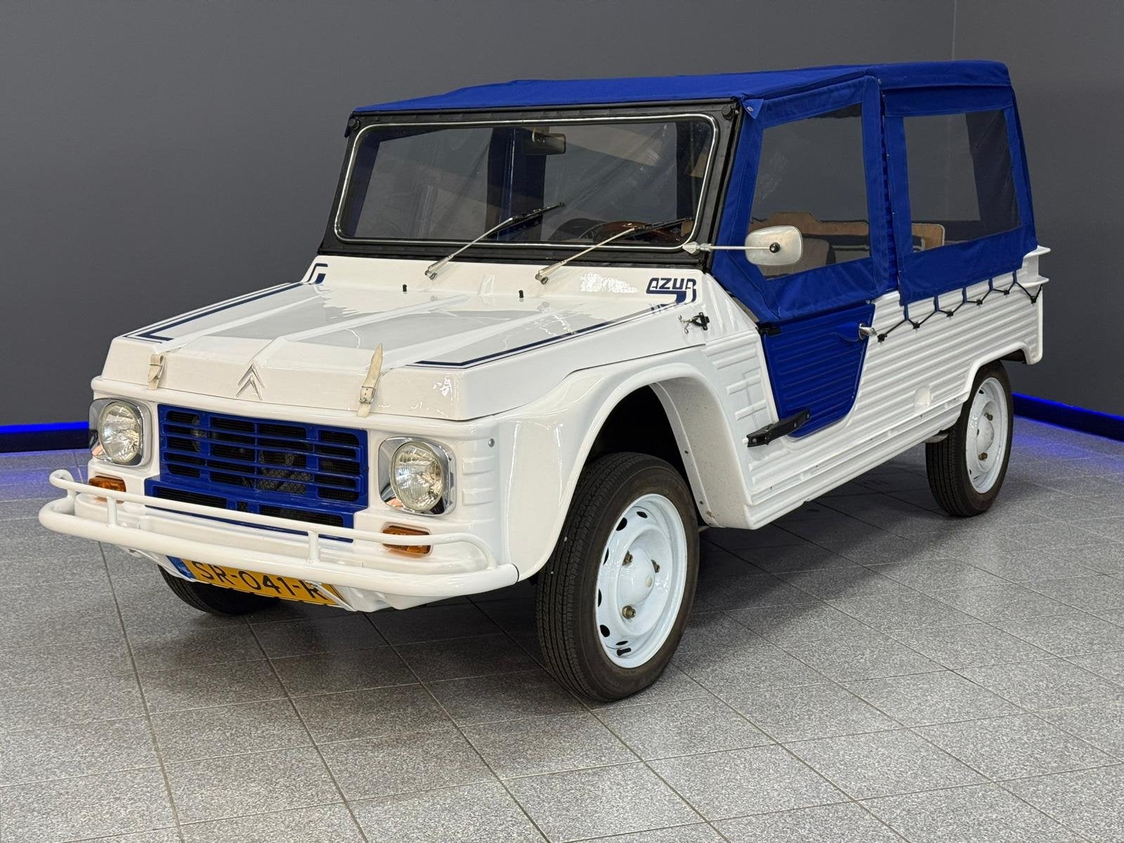 Citroën Mehari 2 + 2 Côte d’Azur (bj 1983), Auto's, Voorwielaandrijving, Dealer onderhouden, Stof, 602 cc