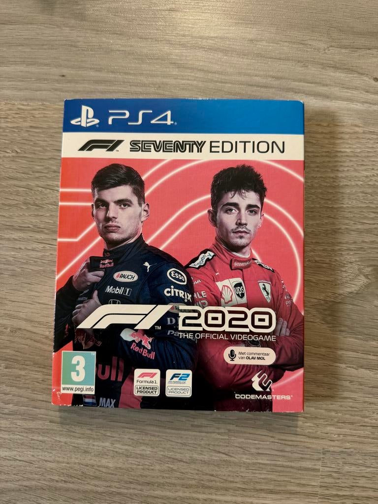F1 2020 Seventy Edition PS4 - Max Verstappen & Charles Lecle, Spelcomputers en Games, Online, 1 speler, Racen en Vliegen, Ophalen of Verzenden