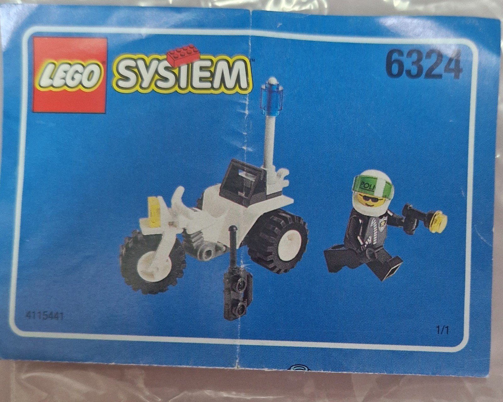 Lego 6324 chopper cop, Compleet, Lego, Ophalen of Verzenden, Complete set