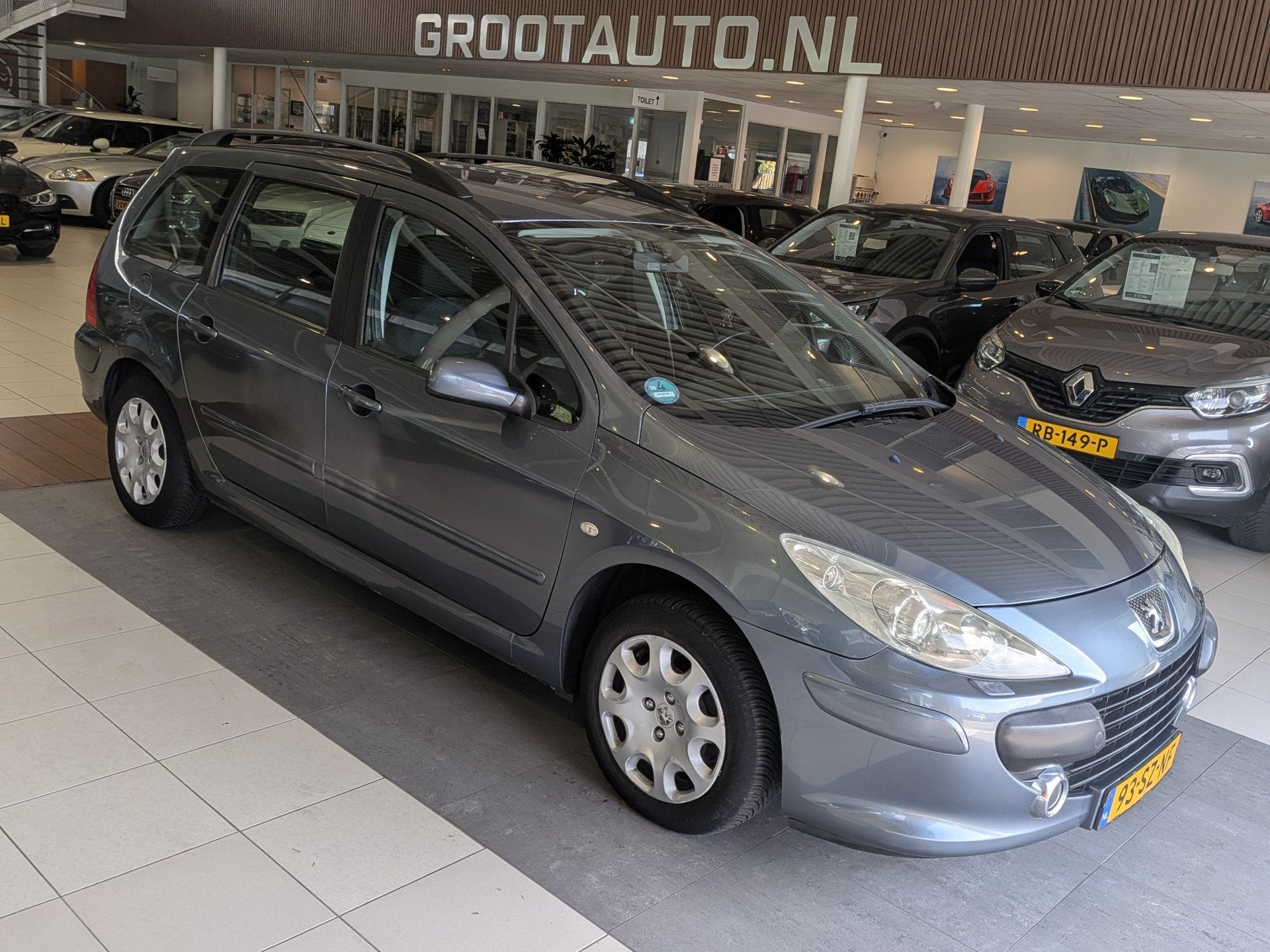 Peugeot 307 Break 1.6-16V XS Airco, Cruise Control, Trekhaak, Auto's, Stof, Gebruikt, Zwart, 4 cilinders