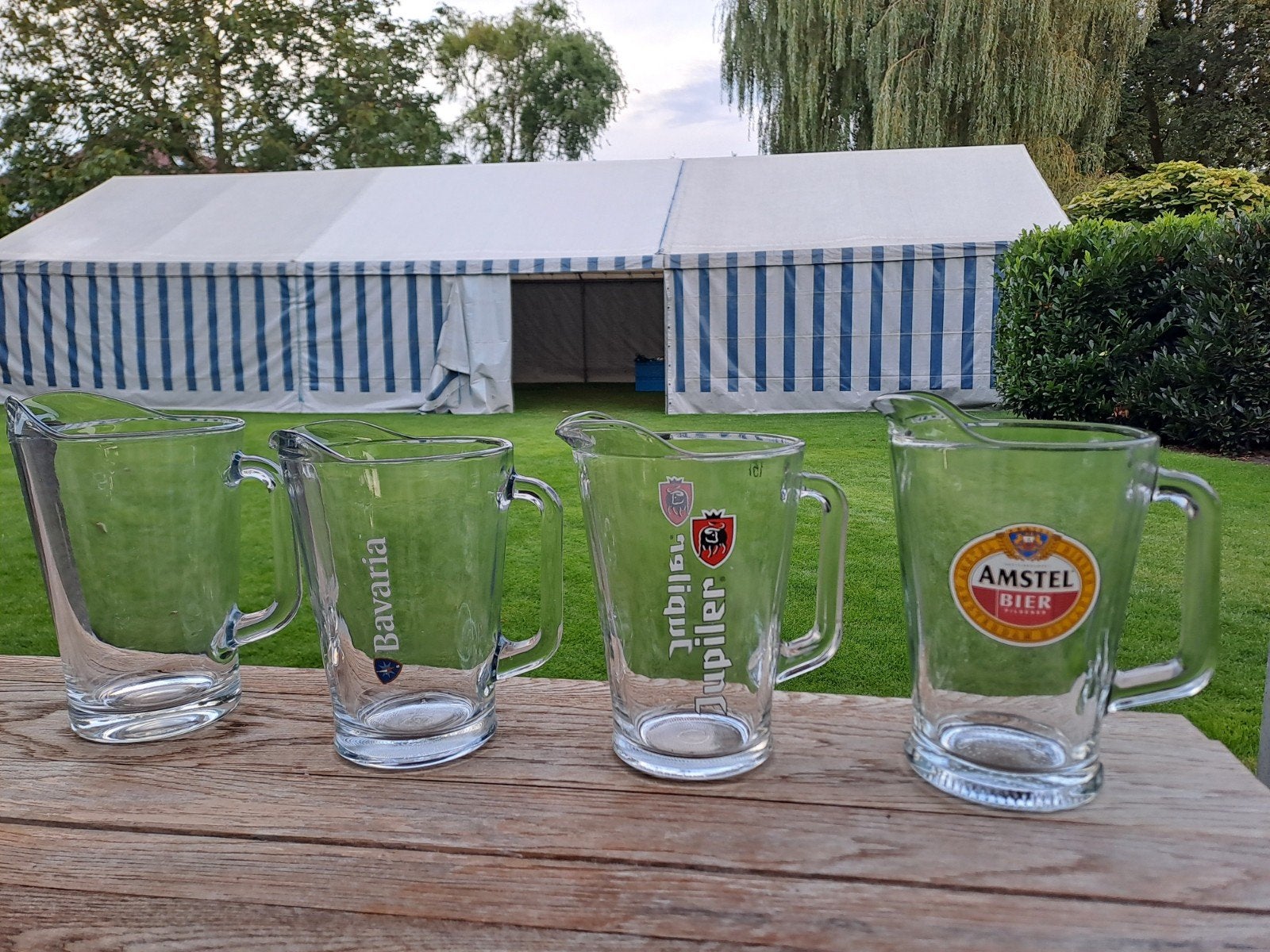 Bierkannen / Waterkannen /piitchers Diverse Merken (8 stuks), Ophalen, Meerkleurig, Overige merken, Glas