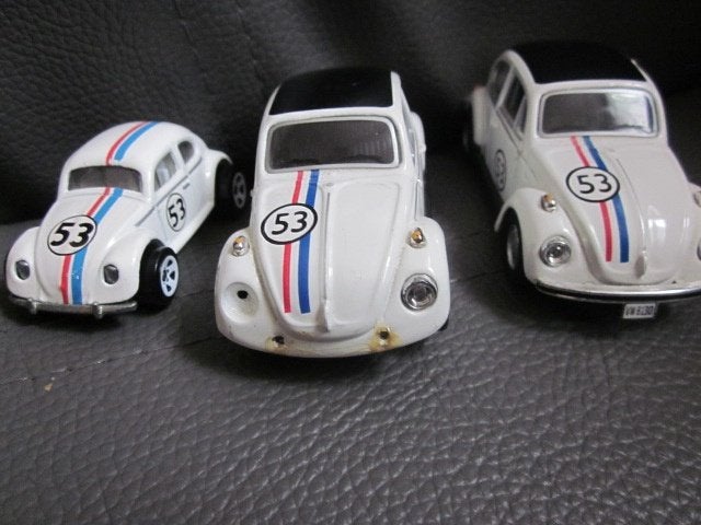 herbie/ 3 volkswagens  kevers, Ophalen of Verzenden, Zo goed als nieuw, Auto's