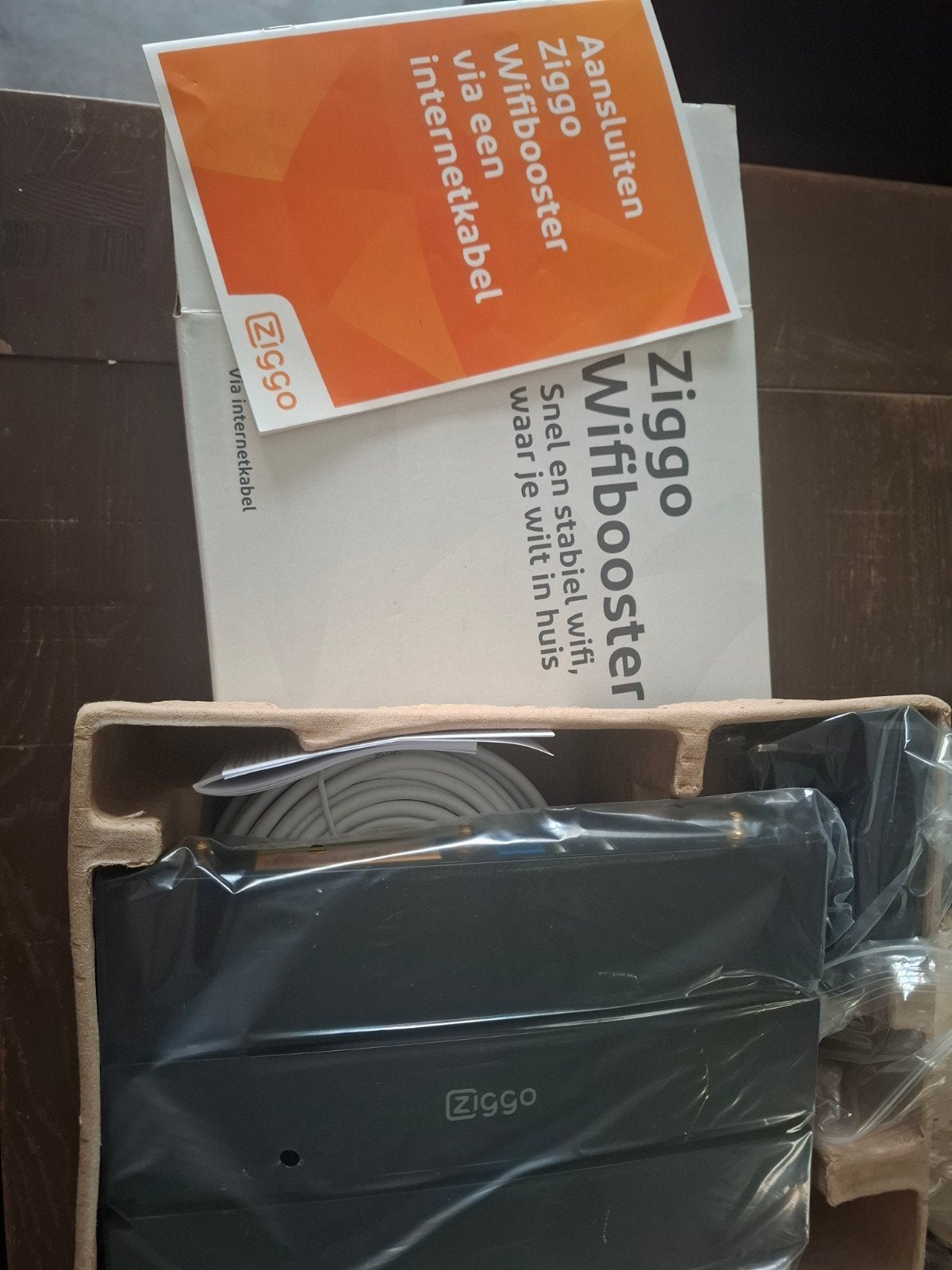 Ziggo Wifibooster voor snel en stabiel wifi, Ophalen of Verzenden, Nieuw, Router, Ziggo