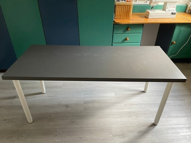 Verstelbare tafel, Ophalen, Gebruikt, In hoogte verstelbaar, 140 cm