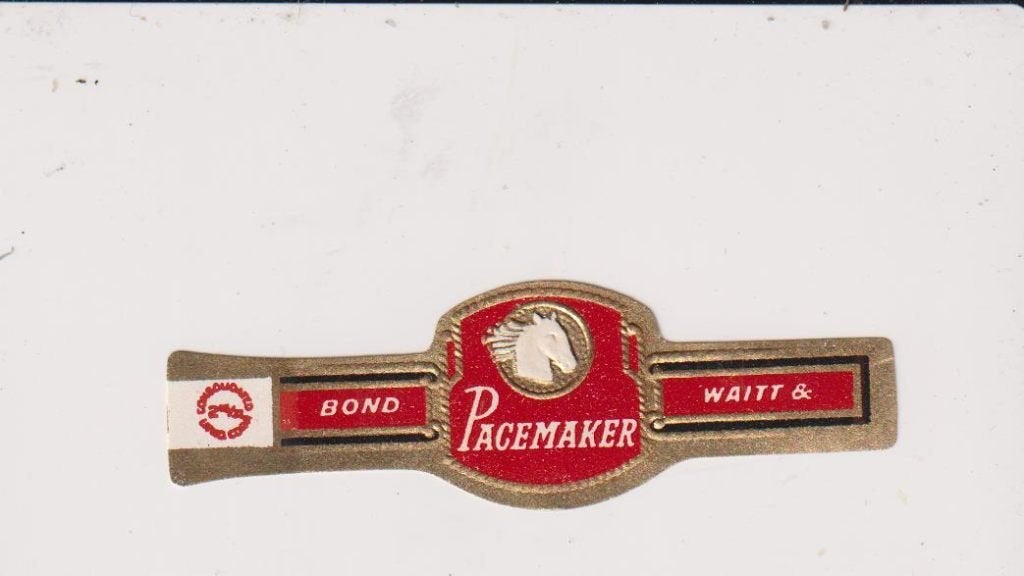 sigarenbanden - WAITT & BOND - PACEMAKER, Ophalen of Verzenden, Zo goed als nieuw, Sigarenbandjes