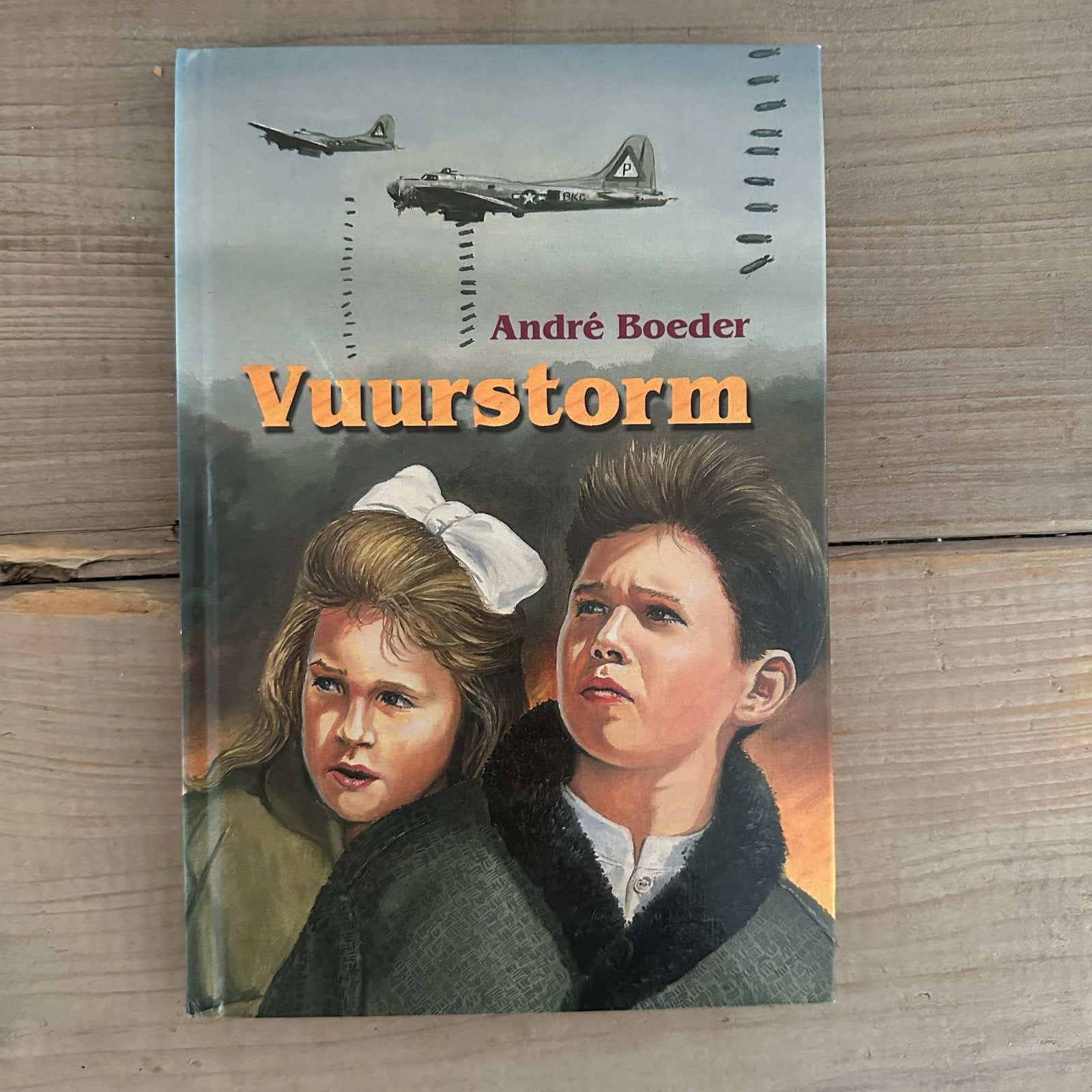 Kinderboek, vuurstorm, André Boeder, oorlog, Ophalen of Verzenden, Zo goed als nieuw