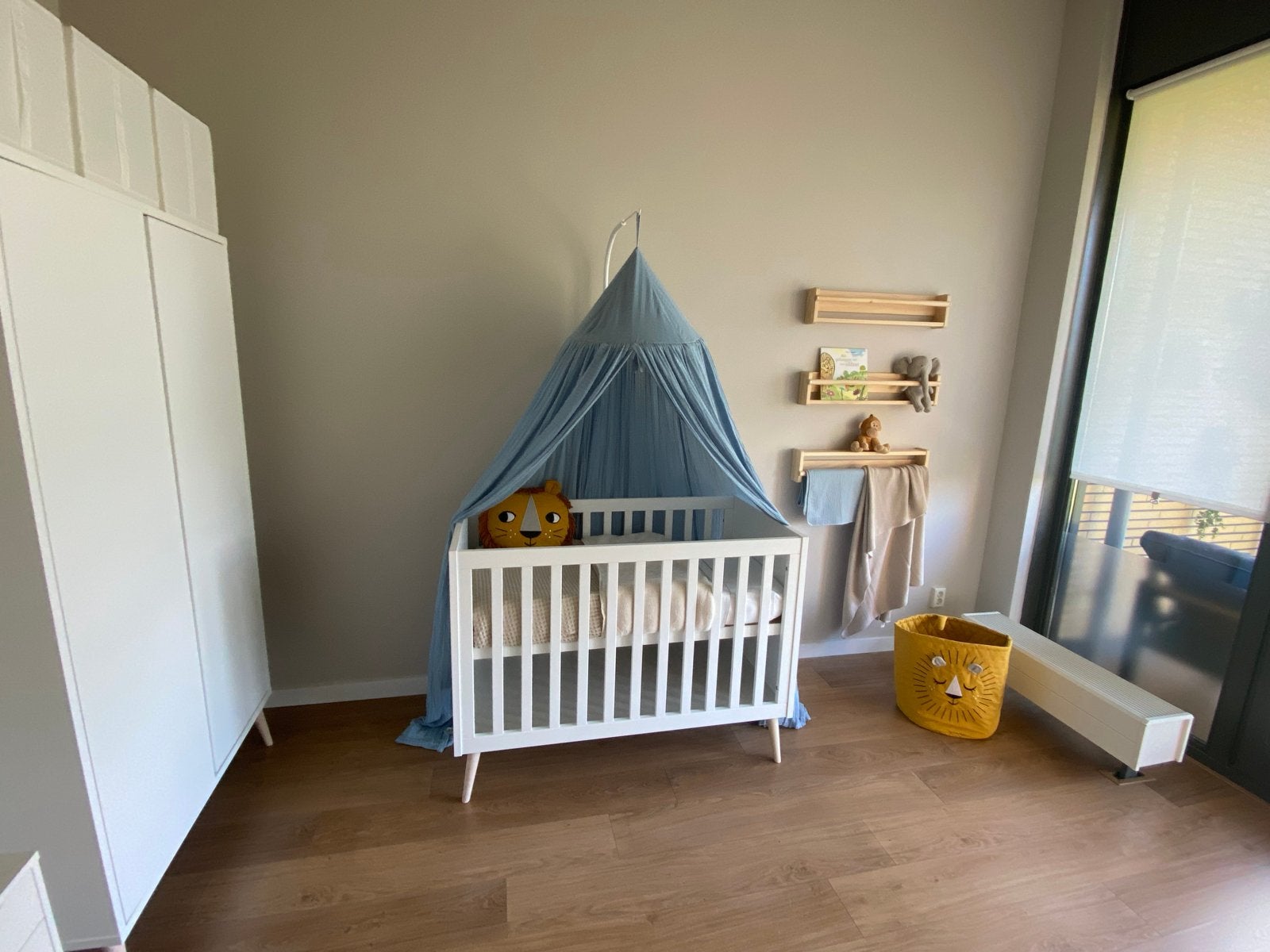 Klamboe hemeltje baby inclusief standaard, Kinderen en Baby's, Ophalen of Verzenden, Zo goed als nieuw, Overige typen