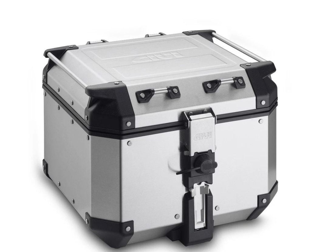 Givi topkoffer topcase aluminium koffer, Ophalen, Gebruikt