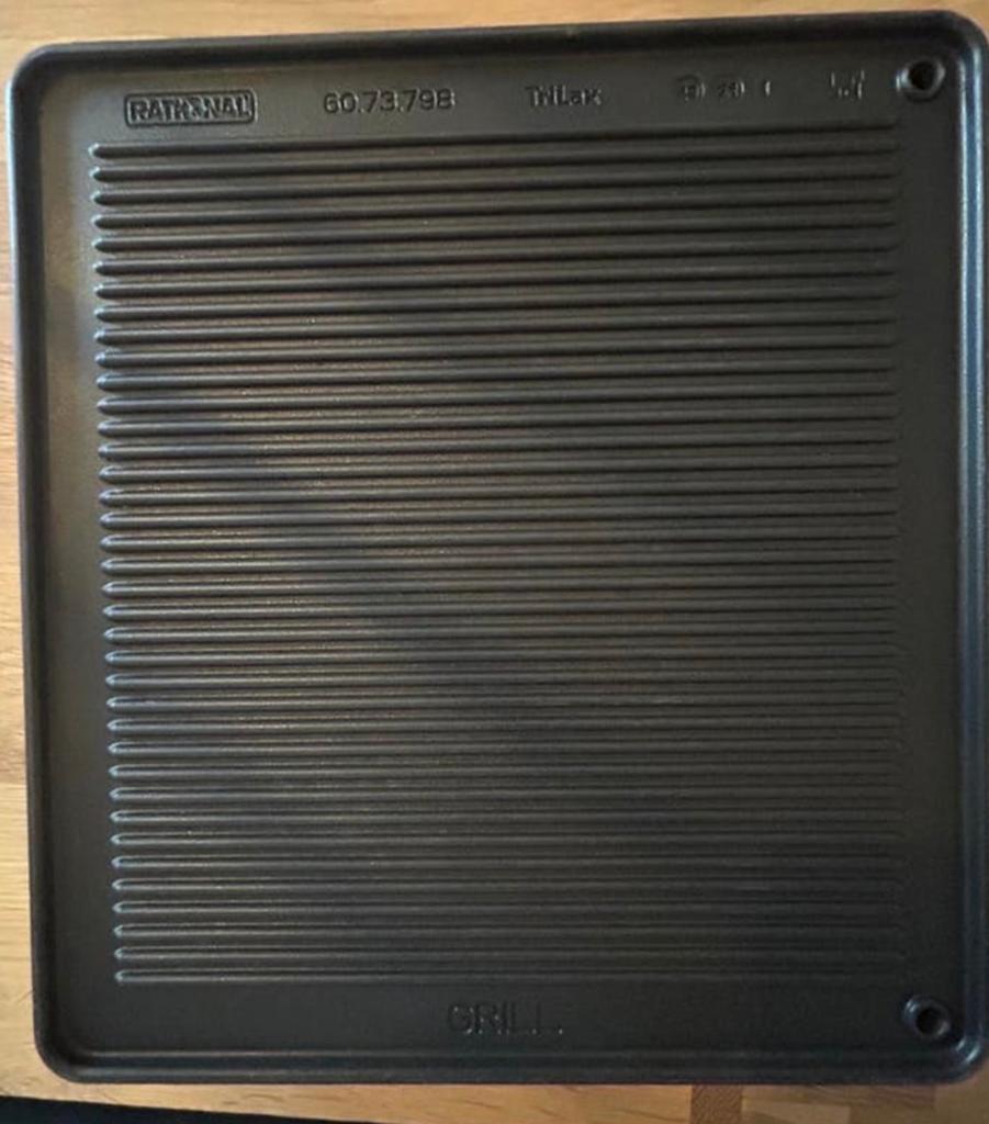 Grillplaten Rational nieuw, Ophalen, Zo goed als nieuw