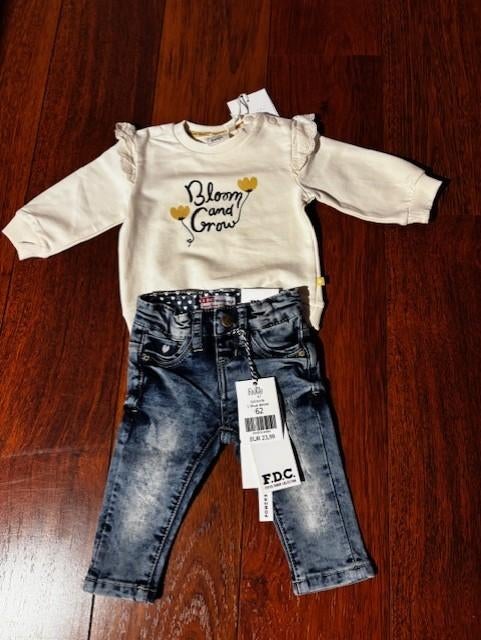 Setje van Noppies maat 62 (advr 96), Kinderen en Baby's, Babykleding | Maat 62, Meisje, Nieuw, Ophalen of Verzenden, Setje