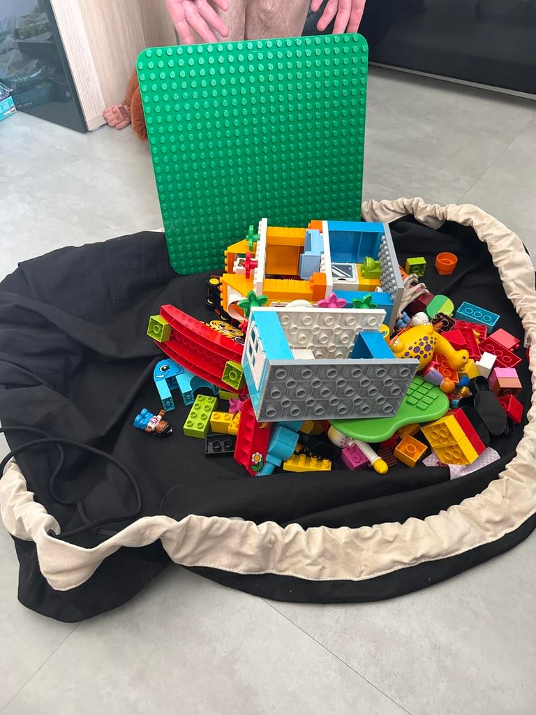 Diverse Duplo sets met Play & Go zak en grondplaat, Ophalen, Gebruikt, Overige thema's, Duplo