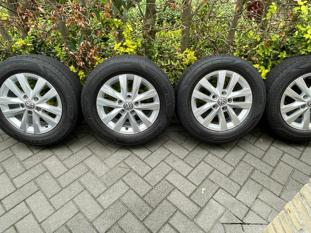 16” VW Transporter Clayton wielen met 205-65-R16 zomerbanden, Auto-onderdelen, Banden en Velgen, Ophalen, 16 inch, Banden en Velgen