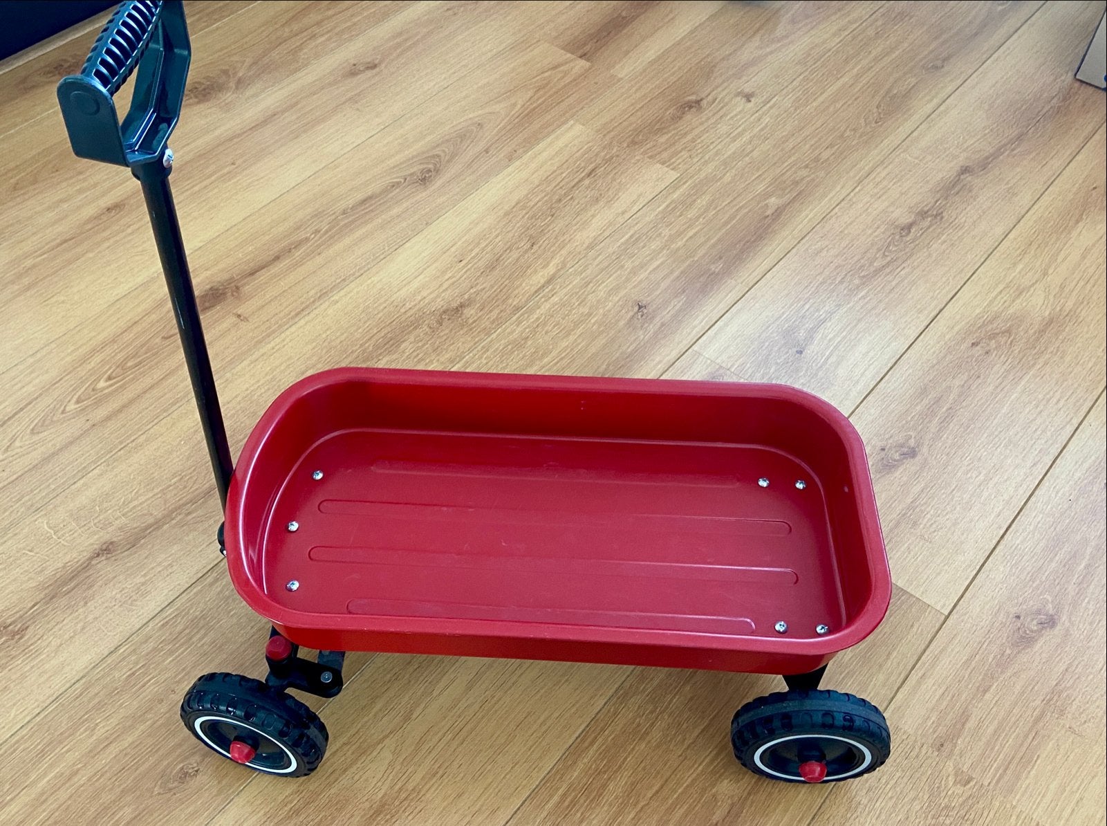 Goki Metalen Bolderwagen - kind - Rood, Ophalen, Zo goed als nieuw